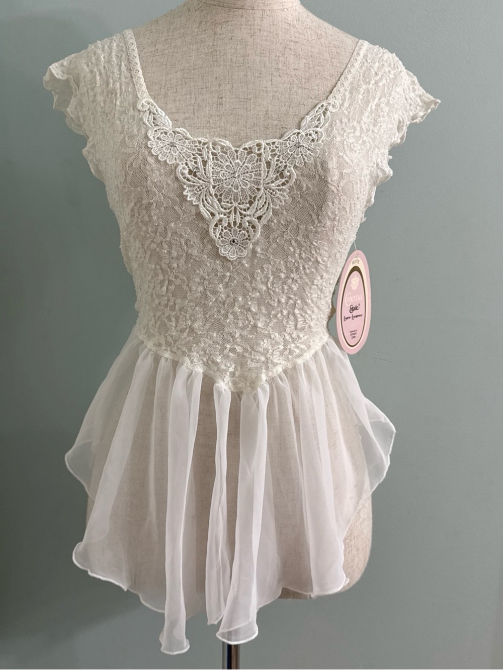Vintage Cinema Etoile New W/ Tags Babydoll Chemise Dress Petite